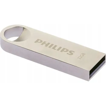 USB flash disk Flash disk Philips FM32FD160B/00 32 GB USB 2.0 stříbrný
