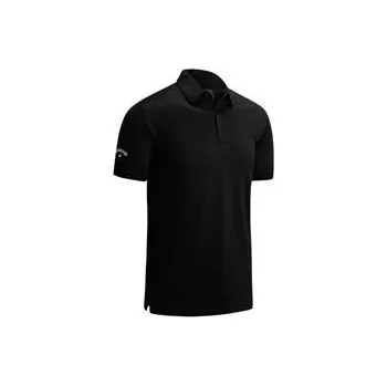 Golf Callaway Swing Tech Solid pánské polo, černé pánské, XS