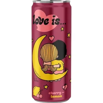 Limonáda Sycený nápoj s příchutí višně citron 0,33L Love is...