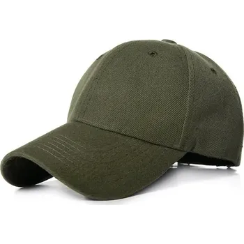 Kšiltovka Baseballová čepice unisex | letní kšiltovka - Armádní zelená,Nastavitelný