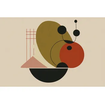 Plakát Plakát Geometrická rovnováha bez rámu 91,5 x 61 cm