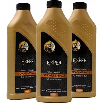 Příslušenství pro přípravu kávy Tekutý odstraňovač vodního kamene Exper 3x1000 ml univerzální