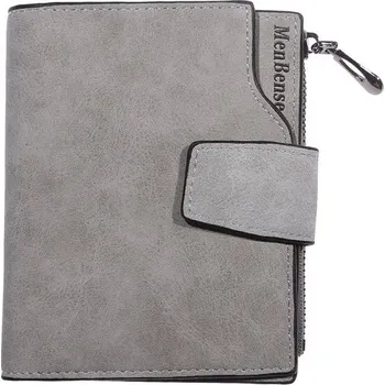 Peněženka Kožená dámská malá luxusní peněženka - světle šedá