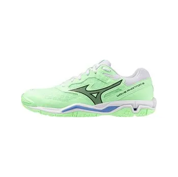 Pánská sálová obuv Mizuno WAVE PHANTOM 3 X1GA226002 Sálová obuv Neo Mint / Black / Frontier Blue, UK 11,5, EU 46,5, US 12,5, 30,5 cm