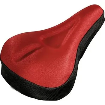 Sedlo na kolo Pohodlné gelové sedlo na kolo | Cyklistické potřeby - 01 Červená