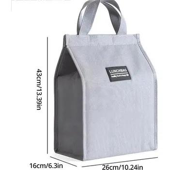 Izolační taška na jídlo | Piknikový box - šedá