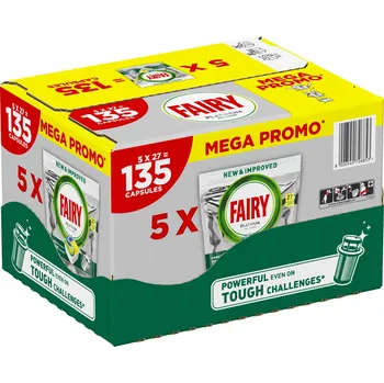 Přípravek do myčky Kapsle do myčky Fairy Platinum 120 ks