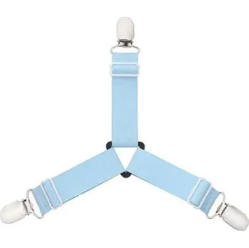 Prostěradlo Upínací klipy na prostěradlo | držák matrace - 1 ks modrá