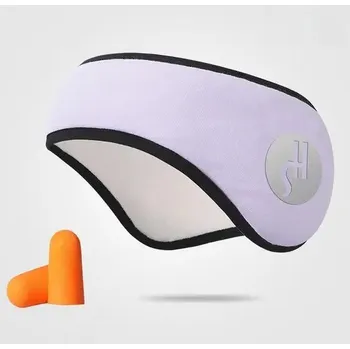 Škraboška na spaní Špunty do uší a maska na spaní | klidný spánek 3 ks - FIALOVÁ