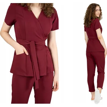 Dámské spodní prádlo Elastická lékařská tunika s obálkovým sakem a viskózou CARMEN BORDO vel.