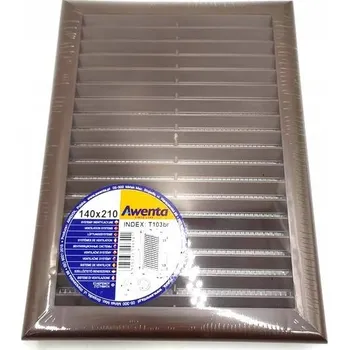 Větrací mřížka Ventilační mřížka Ventilační Awenta hnědá
