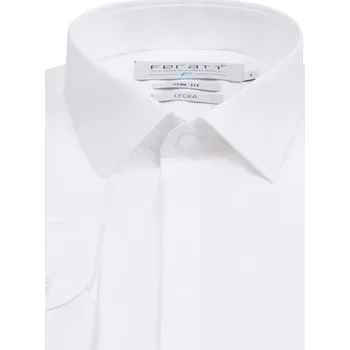 Pánská košile FERATT Košile BOGART III SLIM bílá Velikost: L