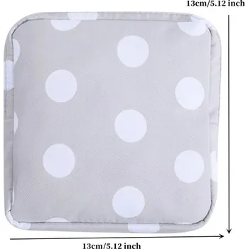 Kosmetická taška Hygienická cestovní toaletní taška | kosmetický organizér - Šedé tečky