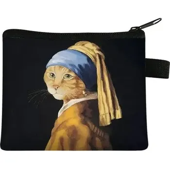 Peněženka Roztomilá mini peněženka s kočičím motivem | dětská peněženka - 031