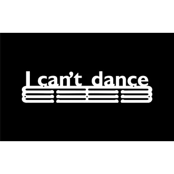 Věšák I Can't Dance #2 BÍLÝ Věšák na medaile Tanec