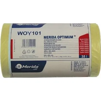 Pytle na odpadky Pytle na tříděný odpad – plast Merida 35 l, 50 ks