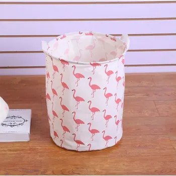 Koš na prádlo Koš na prádlo a hračky s uchy | Úložný prostor - bílý S