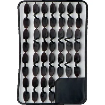 Návnadová surovina MIVARDI - Zarážky na pelety hnědé velké 2 x 25 ks