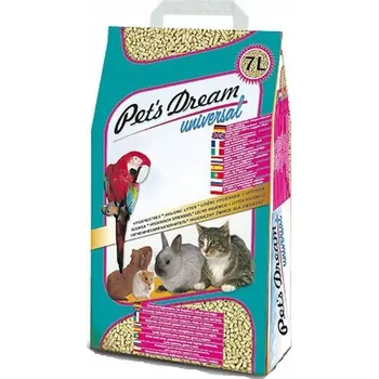 Podestýlka pro hlodavce JRS Pet’s Dream Universal Stelivo dřevěné pelety 7 l