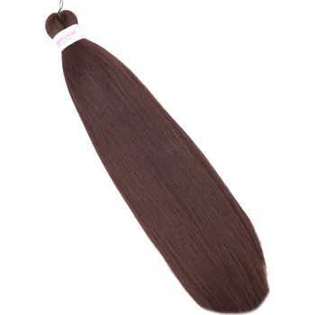 Syntetické vlasové pásy hnědé Althair