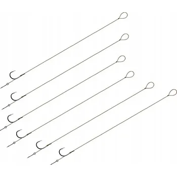 Rybářský háček FEEDEROVÝ NÁVAZEC DELPHIN NOLIMIT STING 8cm 15lbs S PROTIHROTEM vel. 6 Sting 7mm 6 Ks