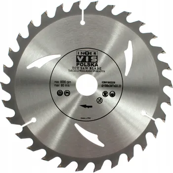 Řezný kotouč Kotouč na dřevo Inter-Vis ICBW18022230 180 x 22,2 mm