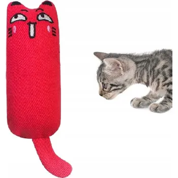 Hračka pro kočku Hračka pro kočky se šantou kočičí K&M I018 červená