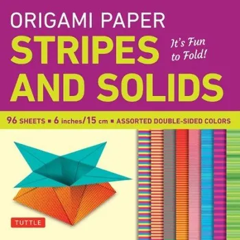 Fotopapír Origami Paper - Stripes and Solids 6" - 96 Sheets