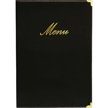 SECURIT Jídelní lístek Classic A5 - černá MC-CRA5-BL