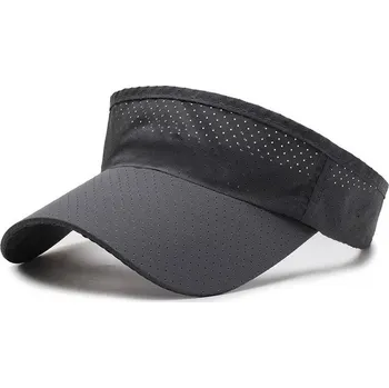 Čepice Letní klobouk s UV ochranou pro sport a běh | sportovní čepice - Tmavě šedá