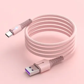 Datový kabel Usb type c rychlonabíjecí kabel | datový kabel - růžový,2m