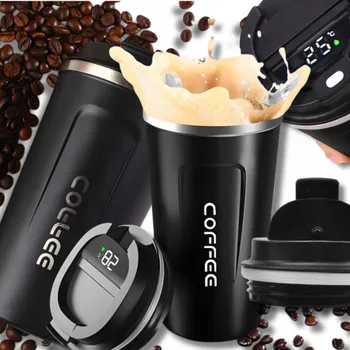 HRNEK NA KÁVU, AUTOMOBILOVÝ HRNEK S DVOJITOU IZOLACÍ STĚN, TERMOHRNEK