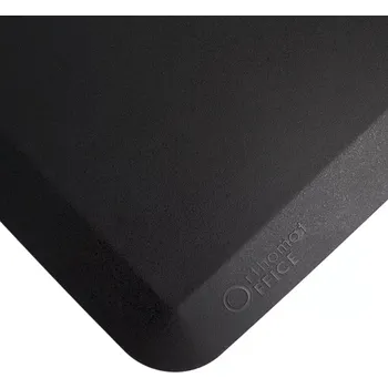 Rohožka Černá protiúnavová protiskluzová rohož Office - délka 50 cm, šířka 80 cm, výška 1,6 cm