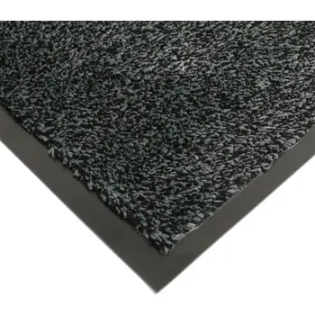Rohožka Černá textilní vstupní rohož - délka 60 cm, šířka 90 cm, výška 0,8 cm