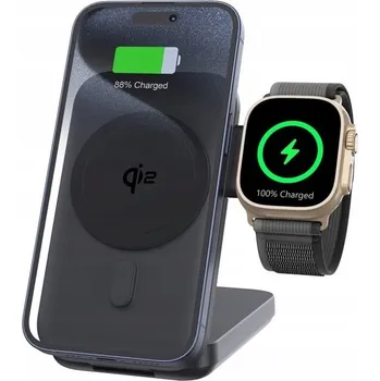 Powerbanka Nabíječka s powerbankou 10000mAh 15W Qi2 MagSafe pro iPhone a Apple Watch