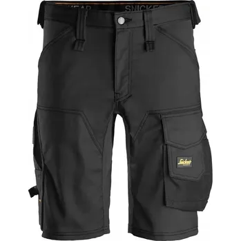 Pánské kraťasy Černé Kraťasy SNICKERS Stretch AllroundWork 6143, velikost 58