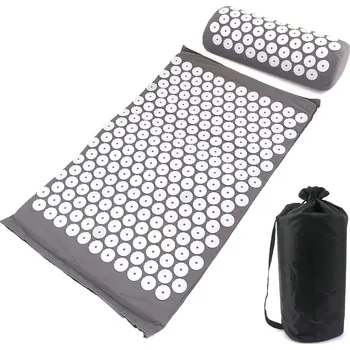 Masážní přístroj Masážní polštářek na jógu - šedý set 2