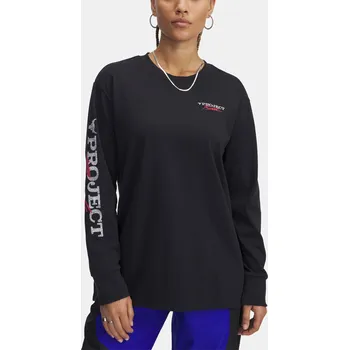 Dámské tričko Under Armour Pjt Rck W LS Campus T Q1 1389700-001 Černá XS