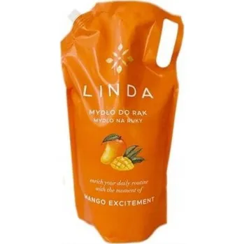 Mýdlo TEKUTÉ MÝDLO LINDA KRÉMOVÉ NA RUCE ZÁSOBA 1 L MANGO EXCITEMENT LUX