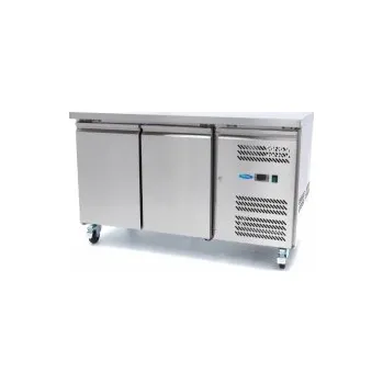 Maxima Chladící stůl, chlaďák, Pultová chladnička se 2 dveřmi - 136 cm - 314 l