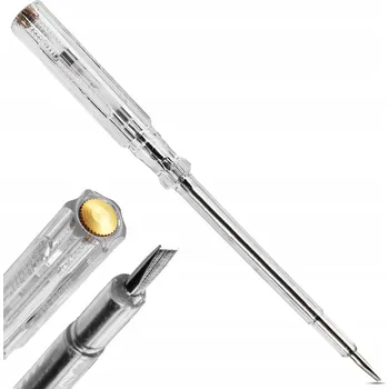 Zkoušečka Zkoušeč napětí zkumavka měřič proudu šroubovák 110-250 V AC 19 Cm