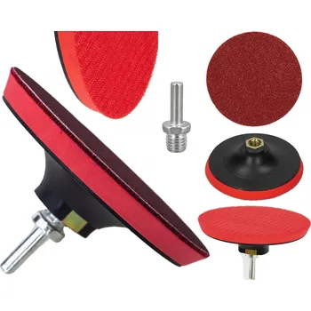 Brusný kotouč PRUŽNÝ TALÍŘ SE SUCHÝM ZIPEM 125mm, KOTOUČ PRO ÚHLOVOU BRUSKU, VRTACKU, ADAPTÉR M14