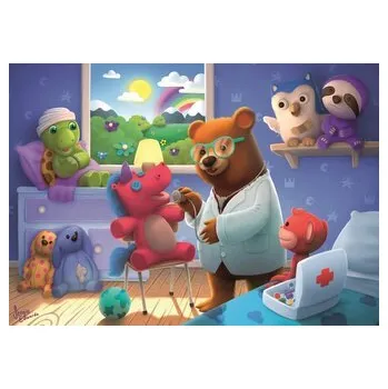 Puzzle RAVENSBURGER Puzzle Plyšová pohotovostní služba 35 dílků