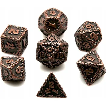 Příslušenství k deskovým hrám STRÁŽCE HÁJE SADA 7 KOVOVÝCH KOSTEK RPG