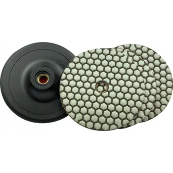 Brusný kotouč LEŠTICÍ KOTOUČ NA SUCHÝ ZDĚNÝ MATERIÁL 125 mm 3 KS, ZRNO #200 + UCHYCENÍ M14