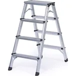 Hliníkové oboustranné schůdky, 2x4 stupně, 830 mm