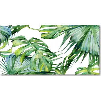 Obraz Panel do kuchyně Tropické listy 100x50 cm + LEPIDLO