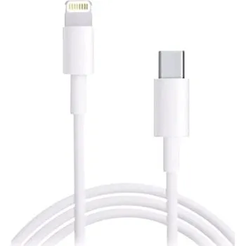 Datový kabel Datový kabel USB C na Lightning, délka 1m, barva bílá