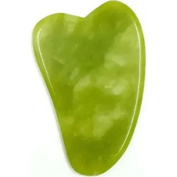 Masážní přístroj Jadeitová masážní deska pro obličej | masážní deska, obličejová masáž - Volský roh 4x7cm