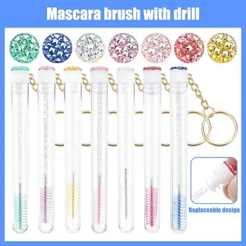 Péče o řasy a obočí Transparentní štětce na řasy a obočí | kosmetické nástroje 10 ks